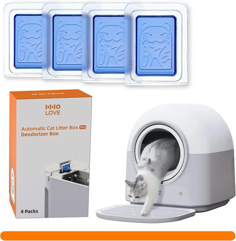 ABRCT 4-Pack Deodorizer for Self-Cleaning Litter Box